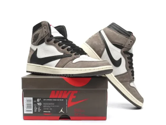 Air Jordan 1 Retro High Travis Scott Mocha Reps