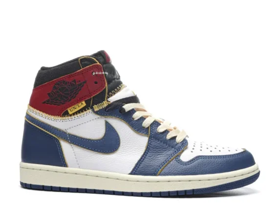 Air Jordan 1 Retro High Union Los Angeles Blue Toe Reps