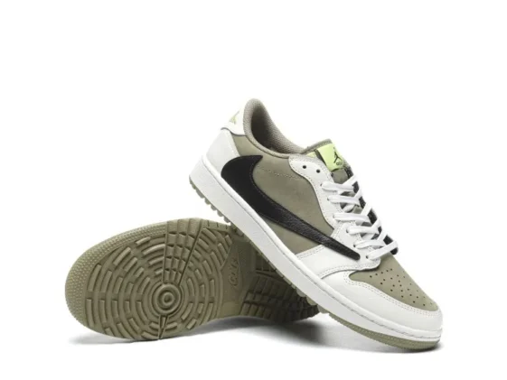 Air Jordan 1 Retro Low Golf Travis Scott Neutral Olive Reps