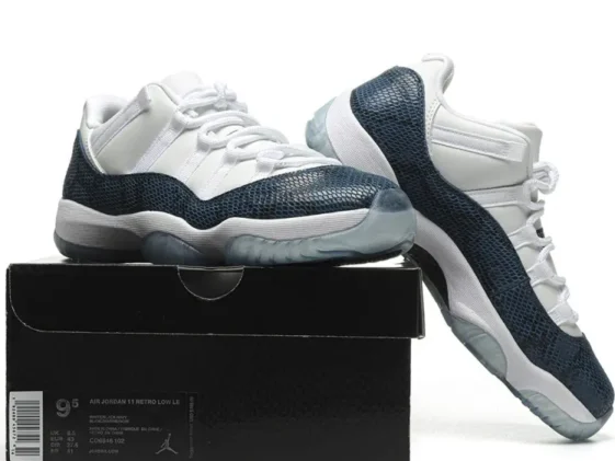 Air Jordan 11 Retro Low Snake Navy Reps