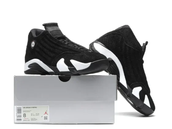 Air Jordan 14 Retro Black White Reps