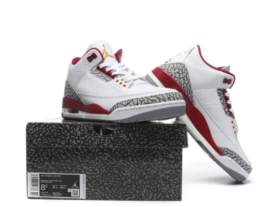 Air Jordan 3 Retro Cardinal Red Reps