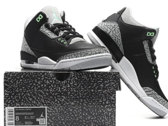 Air Jordan 3 Retro Green Glow Reps