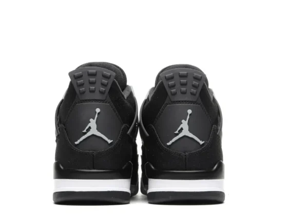 Air Jordan 4 Retro Black Canvas Reps