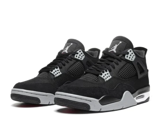 Air Jordan 4 Retro Black Canvas Reps