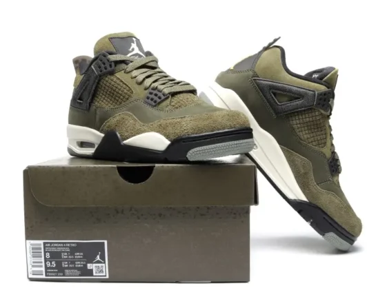 Air Jordan 4 Retro Craft Medium Olive Reps