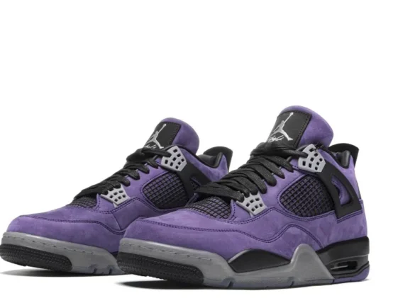 Air Jordan 4 Retro Travis Scott Purple Friends and Family Reps