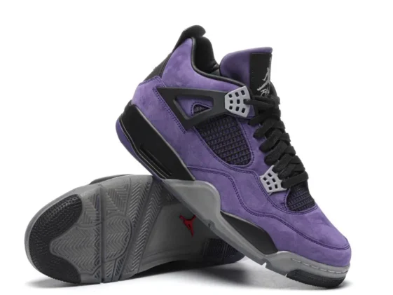 Air Jordan 4 Retro Travis Scott Purple Friends and Family Reps