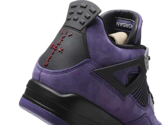 Air Jordan 4 Retro Travis Scott Purple Friends and Family Reps