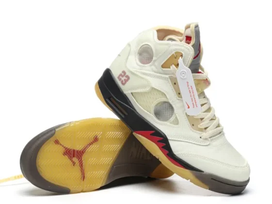 Air Jordan 5 Retro Off-White Sail Reps