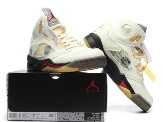 Air Jordan 5 Retro Off-White Sail Reps