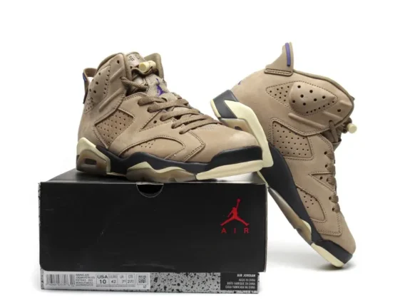 Air Jordan 6 Retro Gore Tex Brown Kelp Reps