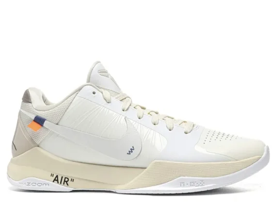 Kobe 5 Off White Nike Zoom Sail Reps