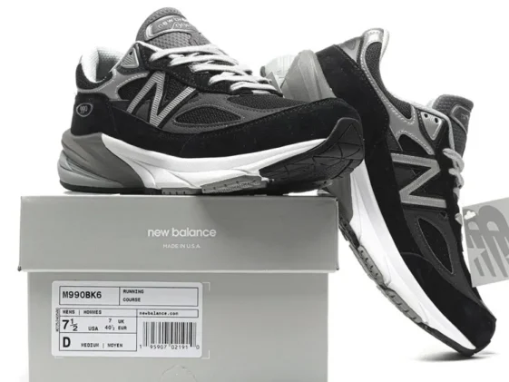 New Balance 990v6 MiUSA Black Grey Reps