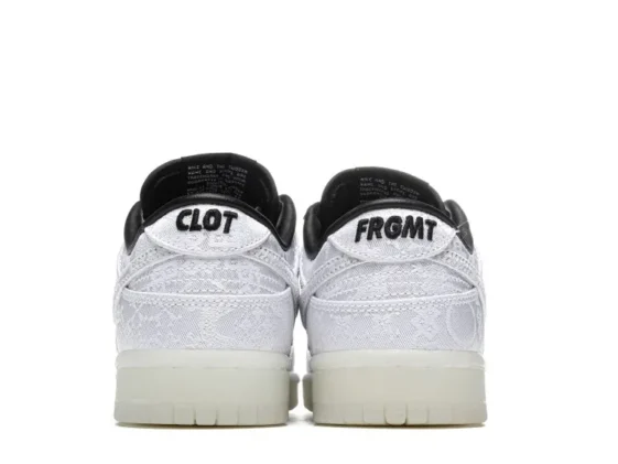 Dunk Low CLOT Fragment White Reps