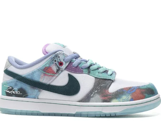 Dunk Low Futura Laboratories Bleached Aqua Reps