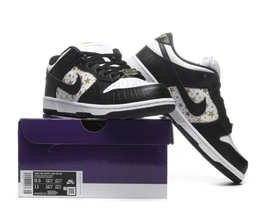 Dunk Low Supreme Stars Black Reps