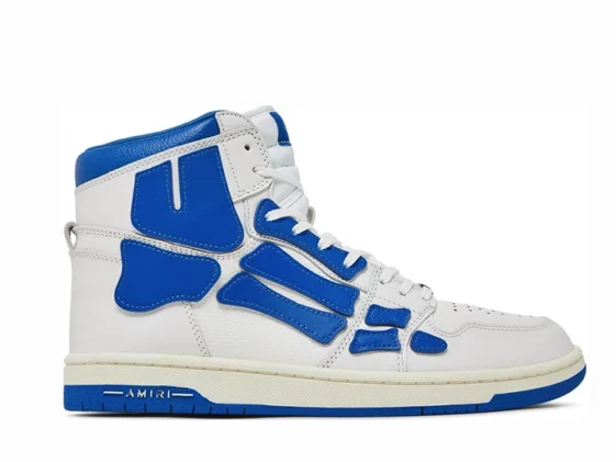 Amiri Skel Top Hi White Blue Reps