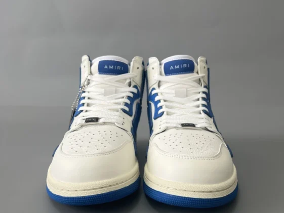 Amiri Skel Top Hi White Blue Reps