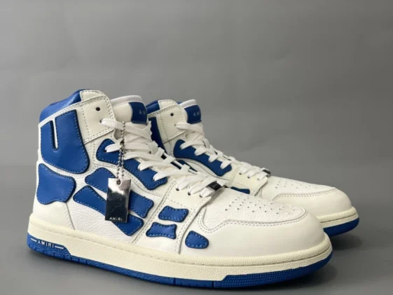 Amiri Skel Top Hi White Blue Reps