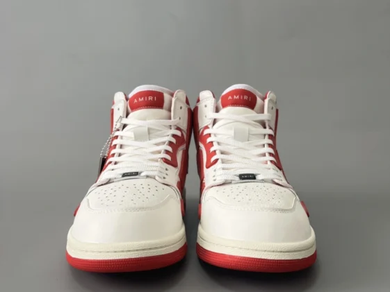 Amiri Skel Top Hi White Red Reps