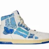 Amiri Skel Top Hi Bandana White Blue Reps