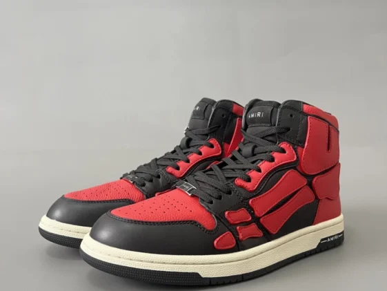 Amiri Skel Top Hi Black Red Reps