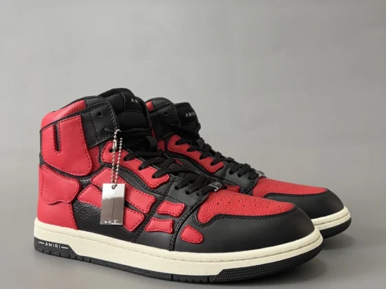 Amiri Skel Top Hi Black Red Reps