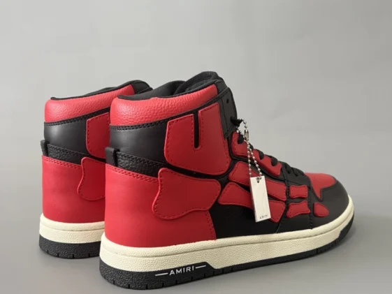 Amiri Skel Top Hi Black Red Reps