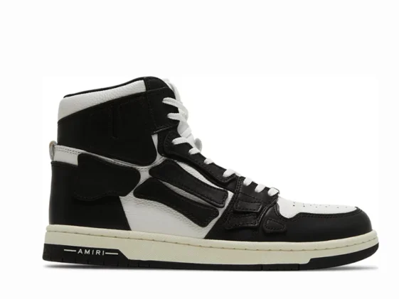 Amiri Skel Top Hi Black White Reps