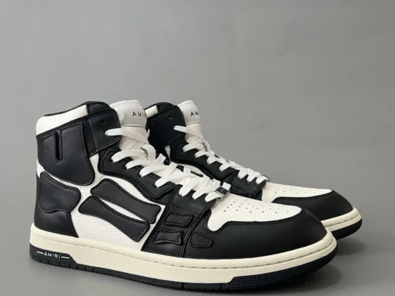 Amiri Skel Top Hi Black White Reps