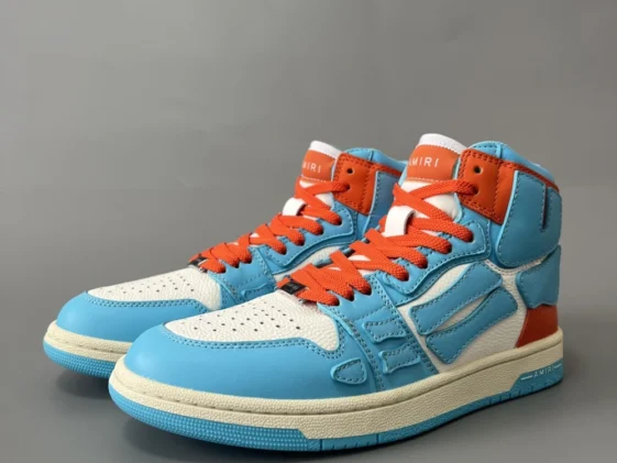 Amiri Skel Top Hi Blue Orange Reps