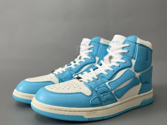 Amiri Skel Top Hi Powder Blue White Reps