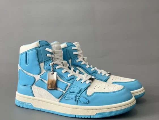 Amiri Skel Top Hi Powder Blue White Reps