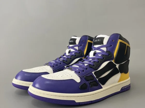 Amiri Skel Top Hi Purple Gold Reps