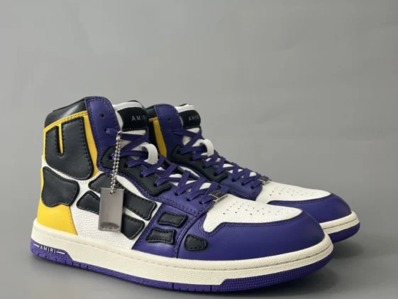 Amiri Skel Top Hi Purple Gold Reps