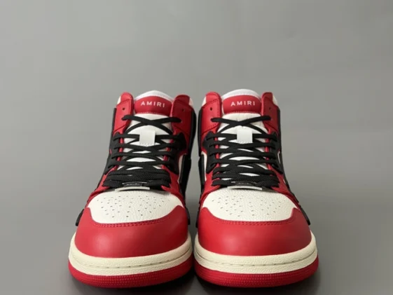 Amiri Skel Top Hi Red White Reps