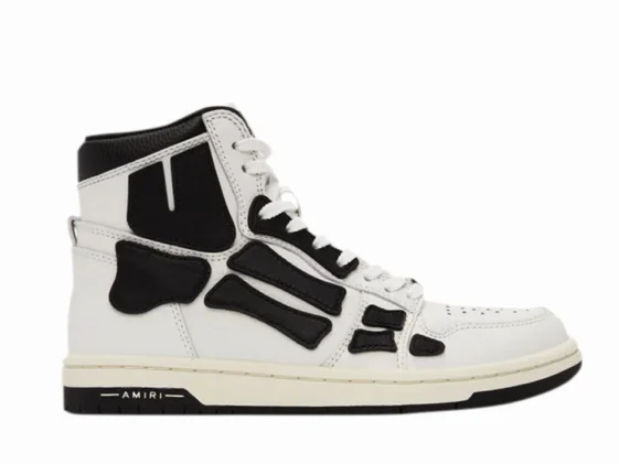 Amiri Skel Top Hi White Black Reps