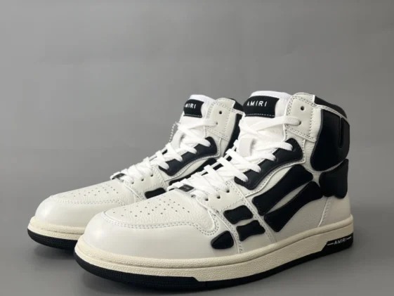 Amiri Skel Top Hi White Black Reps