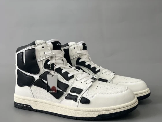 Amiri Skel Top Hi White Black Reps