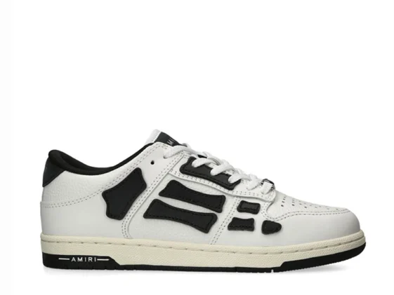 Amiri Skel Top Low White Black White Reps