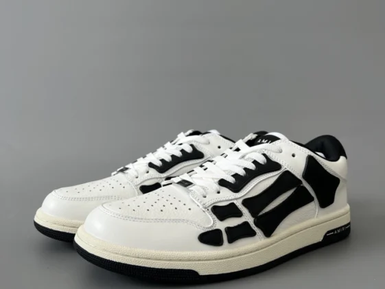 Amiri Skel Top Low White Black White Reps