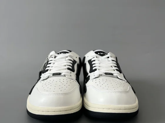 Amiri Skel Top Low White Black White Reps