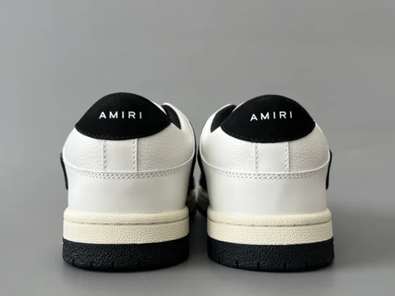 Amiri Skel Top Low White Black White Reps