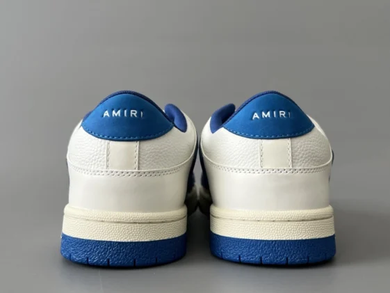 Amiri Skel Top Low White Blue Reps