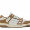 Amiri Skel Top Low White Brown Reps