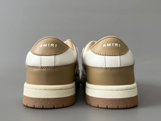 Amiri Skel Top Low White Brown Reps