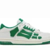 Amiri Skel Top Low White Green Reps