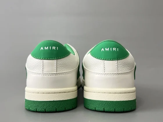 Amiri Skel Top Low White Green Reps