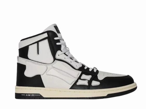 Amiri Skel Top Hi Black White Reps